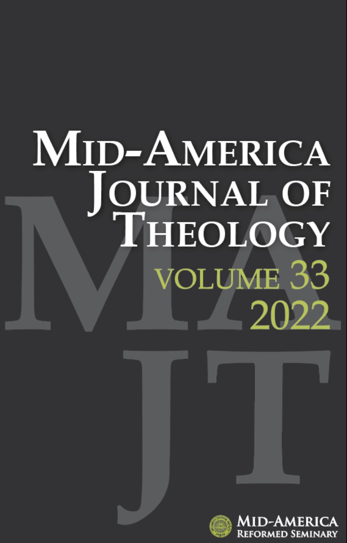 Mid-America Journal of Theology Subscription