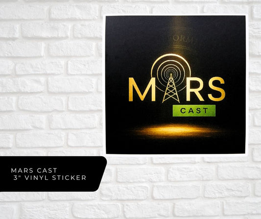 MARS - Cast Vinyl Sticker